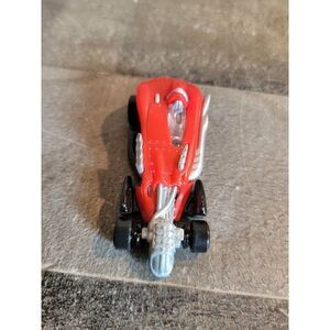Hot Wheels 2001 Mattel red racer car toy figure